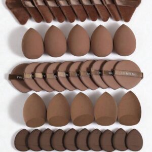 nefoume 15 pieces makeup sponges with storage case