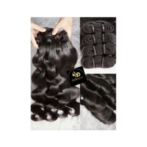 cheveux brésiliens de qualité 12a, non traités, naturellement ondulés, couleur naturelle s613 s4/27, sans perte de cheveux, naturellement doux, lisses et brillants. cheveux peignés deux fois, cousus.